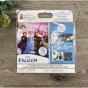 Disney Frozen Jumbo On-The-Go Adventure 70 Removable Stickers 3 Background